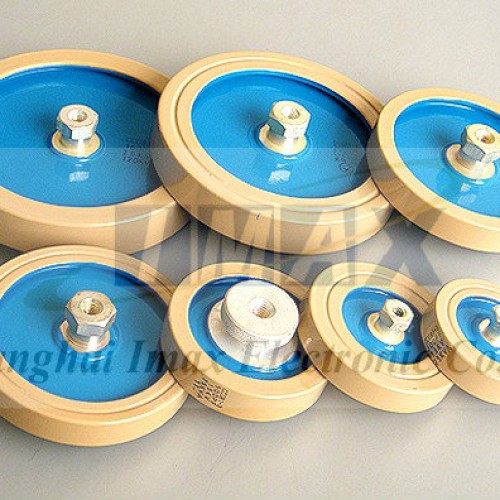 High voltage super power plate ceramic capacitor